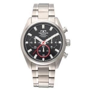 【ゆうパケットで送料無料】TECHNOS SWISS テクノス男性用 5気圧防水 チタンケース＆バン...