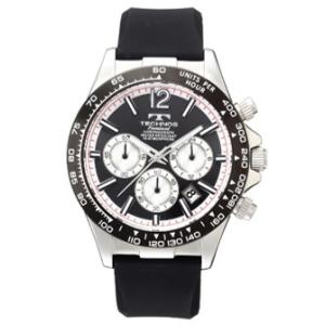 【ゆうパケットで送料無料】TECHNOS SWISS テクノス男性用 10気圧防水 クロノグラフ腕時...