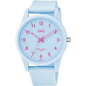 【ネコポスで送料無料】シチズン時計 Q＆Q 腕時計 10気圧防水 ブルー 見やすい腕時計 VS40-011