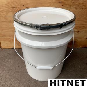 ポリペール　20L 白　レバーバンド式　前田製作所｜hit-net