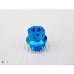 (JK)4ミニオイルフィラーキャップ  青（アルミ）（モンキー、ゴリラ、ダックス、ホンダ）