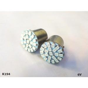 6V LEDテールランプバルブ 2個セット(レッド)