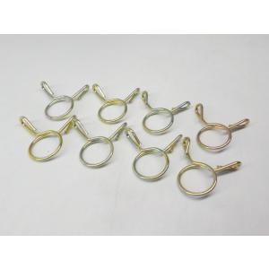 ホースバンド大（ホースクリップ）（バイク、車、ブローバイホース、14ｍｍ用、8つセット）