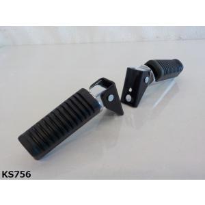 (ks)★☆汎用バイク用アルミステップ（タンデム　リア）（R4-3）