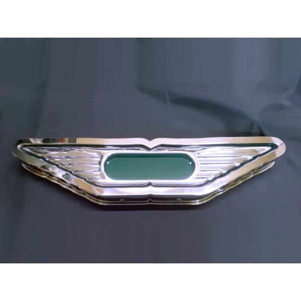 ヤマモト製バスマーク　ウィング奥付＋丸棒付き　４トン〜大型向け