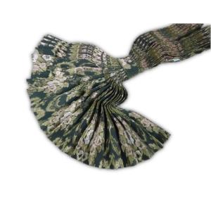 プリーツ仮眠カーテン 金華山 花かご緑 アコーディオン式 トラック用品