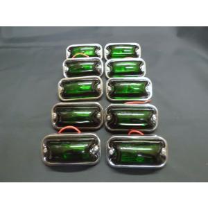 ジェットイノウエ 角マーカー グリーン 10個セット 633943 24V 6W 前開き かまぼこマーカー デコトラ 車高灯｜常陸美装Yahoo!ショップ