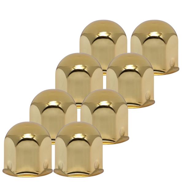 ナットキャップ41ｍｍ　ゴールドメッキ　高さ51ｍｍ　8個入り500341