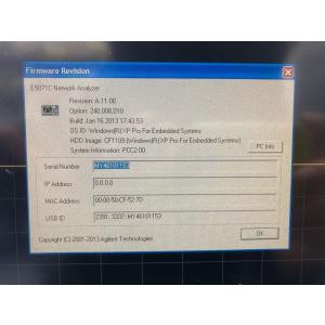 【正常動作品】Agilent E5071C 0...の詳細画像2