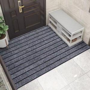 玄関マット 室内 屋外用ドアマット 大判 速乾 吸水 滑り止め 雨 雪 泥落とし スタンダードマット 屋内 店舗 事務所 業務用 無地 家庭用