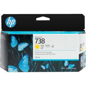 HP738インクカートリッジ イエロー 130ml 498N7A｜hitline