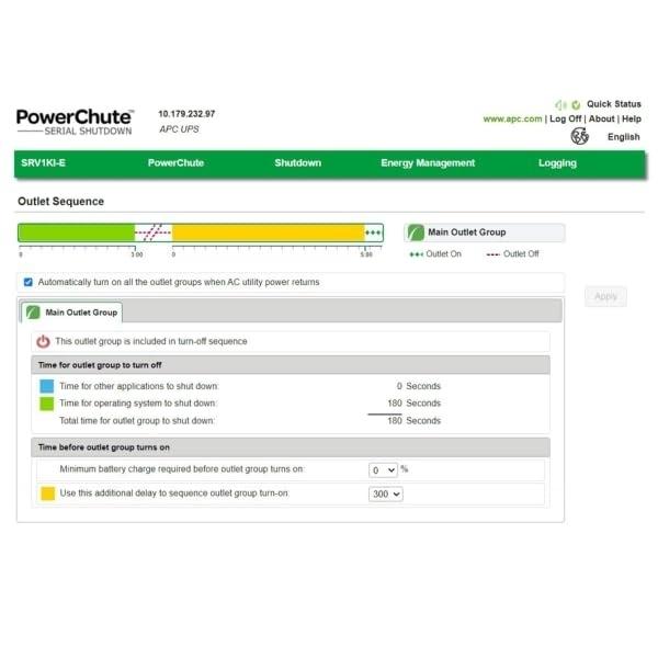 シュナイダー ( APC ) PowerChute Serial Shutdown for Busi...