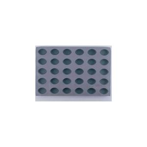 テイケイジイ シリコン加工 フィナンシェ型 天板 6ヶ取 フラット仕上げ