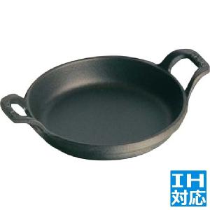 丸型グラタンプレート 1302023 20cm 黒 ※ IH対応 IH (100V/200V)とガス火対応 | 正規品 RST6003