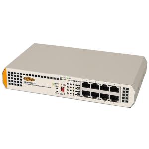 アライドテレシス 法人向け 8ポート Giga ループガード 高温度(50度)環境 対応 電源内蔵 ...