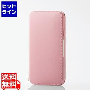 iPhone 11/ソフトレザーケース/磁石付/ピンク PM-A19CPLFY2PN