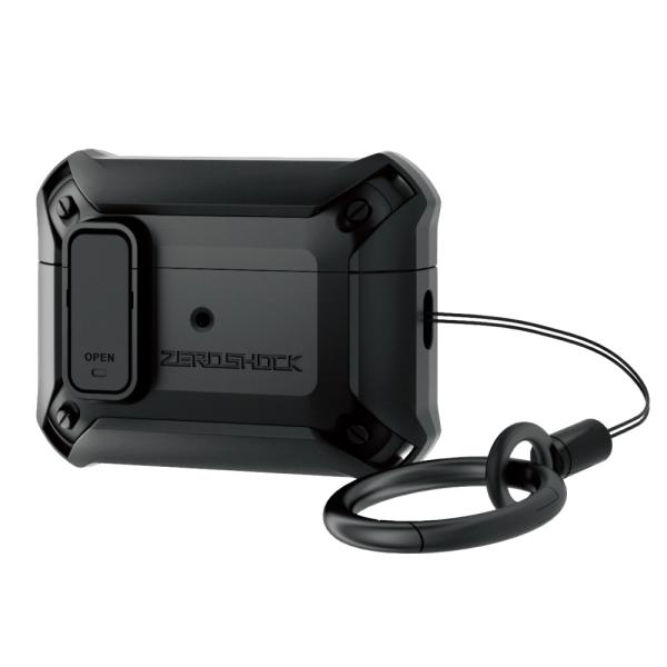 エレコム AirPods Pro 第2世代 ( 2022 ) ケース ハイブリッド 衝撃吸収 フタ開...