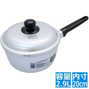 北陸アルミニウム アルミ プロセレクト浅型片手鍋(目盛付) 27cm ※ ガス