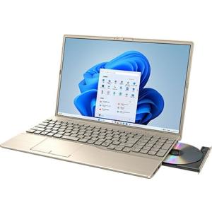 富士通 FMV A75-K3 ゴールド (Core i7-1355U/16GB/SSD・256GB/DVDスーパーマルチ/Win11Home64/Microsoft 365 Personal (24か月版、Office H&B2024