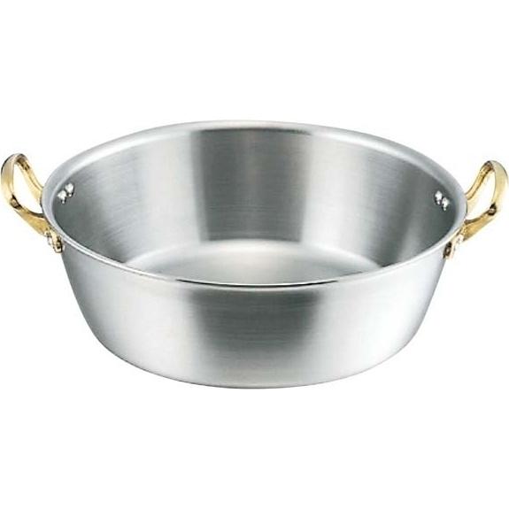 中尾アルミ製作所 キングデンジ 揚鍋 33cm (板厚2.5mm) ※IH対応(100V/200V)...