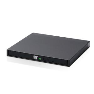 ロジテック ポータブルDVDドライブ/USB3.2(Gen1)/M-DISC対応/オールインワンソフト付/Type-Cケーブル付/ブラック LDR-PML8U3CVBK｜hitline