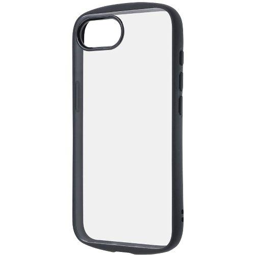 レイ・アウト iPhone 16e LS Puffull 耐衝撃 BP ハイブリッドケース / ブラ...