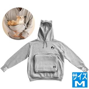 にゃんガルーパーカー 2 グレー M BPA-001-M-GY | にゃんがるーパーカー
