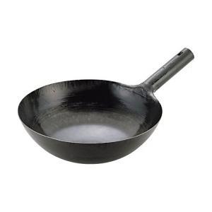 長谷元 純チタン 木柄いため鍋 26cm ※ ガス火専用 AIT1226 : ヒット