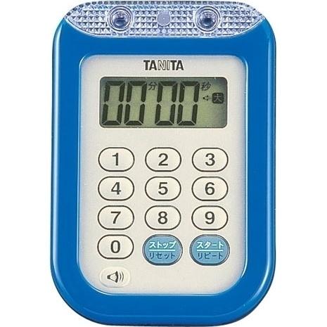 タニタ 大音量タイマー100分計 TD-377 ブルー BTI6202