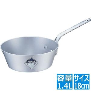 北陸アルミニウム アルミ プロセレクト浅型片手鍋(目盛付) 27cm ※ ガス