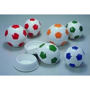 お子様ランチ皿 サッカーボール(仕切無) 小 YB-SRSB ブルー