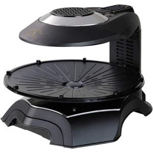 無煙ロースター 無煙ヘルシーグリル HG-100K  | 焼肉 ロースター 魚焼き ロースター 無煙 自動回転プレート 脂カット エムケー精工