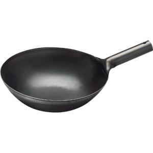 長谷元 純チタン 木柄いため鍋 26cm ※ ガス火専用 AIT1226 : ヒット