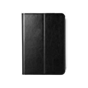 バッファロー 第6世代iPad mini マルチアングルレザーケース ブラック BSIPD2108CLMBK｜hitline