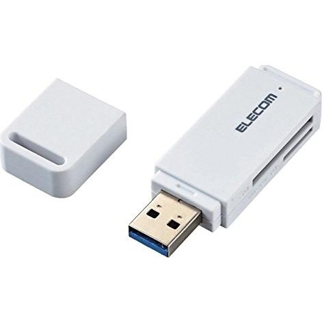 エレコム USB3.0対応メモリカードリーダ(スティックタイプ) MR3-D011WH