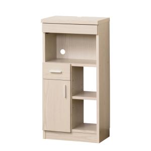 ルーター 収納 ラック 幅40cm 白木目 | ルーター 収納