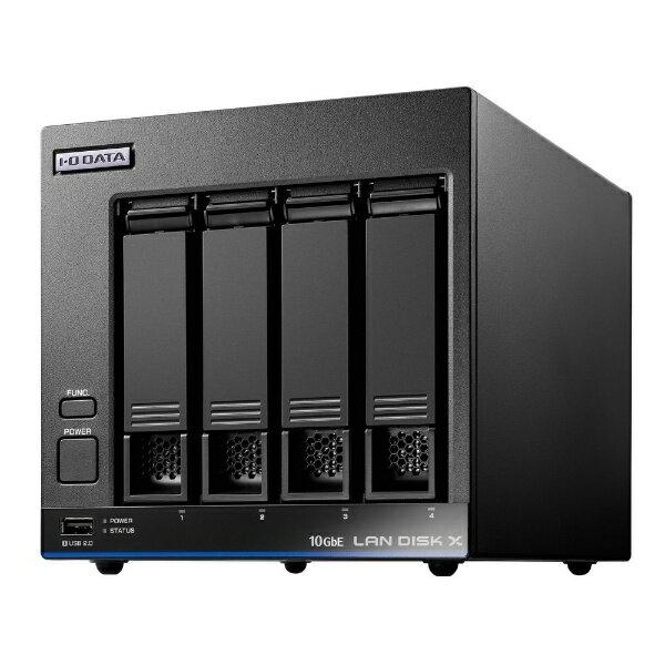 アイ・オー・データ機器 16TB 4ドライブNAS 16TB 10GbE&amp;マルチギガビット Linu...