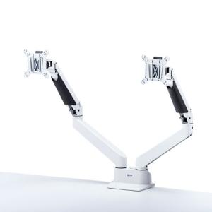 Bauhutte（バウヒュッテ） ロングモニターアームGS トリプル ホワイト