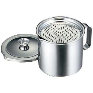 一菱金属 18-0 二重アミ式 オイルポット 1.2Lの商品画像