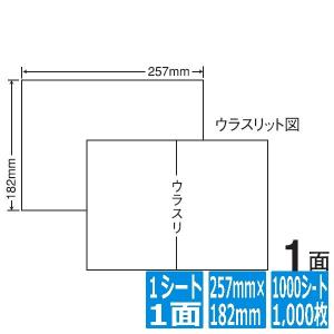 C1B5(VP) ナナコピー 東洋印刷 マルチタイプラベル タックラベル レーザー・インクジェット ナナラベル 182×257mm ノーカット 1面付け 1000シート｜hitline