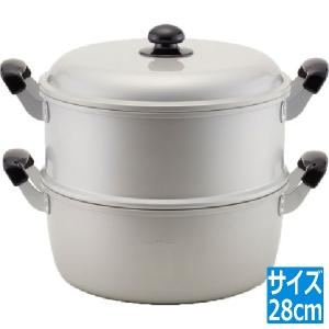 北陸アルミニウム ゆうげ紀行2段蒸し器 28cm : くらし壱番館 - 通販