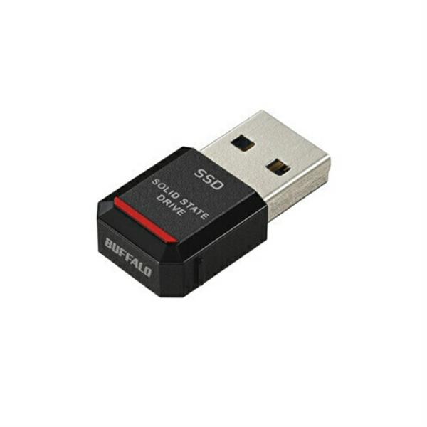 バッファロー PC対応 USB3.2(Gen1)対応 TV録画対応 SSD 1TB ブラック SSD...