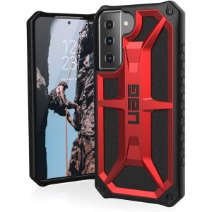 UAG社製 MONARCH クリムゾン Galaxy S21 用ケース UAG-GLXS21-P-CR