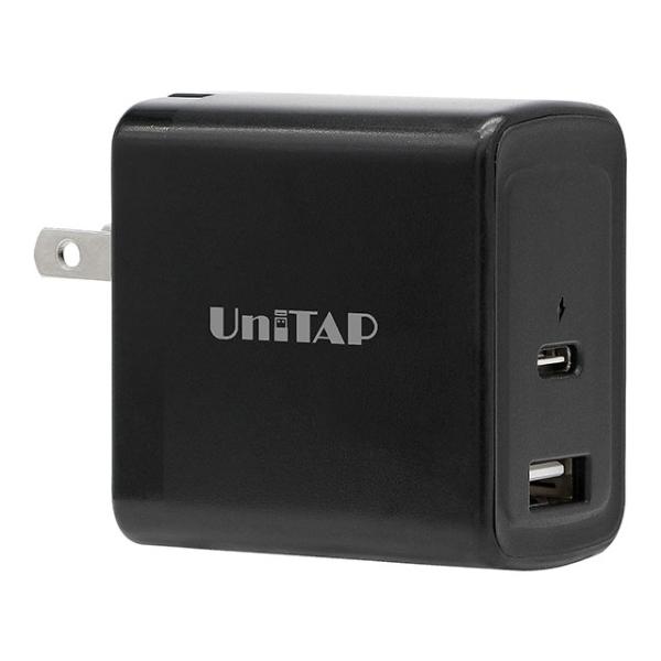 プリンストン UniTAP 急速充電器 PD65W Type-Cケーブル付き給電アダプター 2ポート...