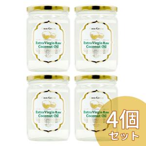 【4本セット】ココグローブエキストラバージンココナッツオイル 430g (500mlガラス瓶使用)｜hitmart