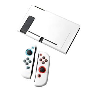 Ryo楽々生活館 Switch ケース Joy-Con カバー 分離式 3点セット ドック対応 スイッチ 対応 保護 カバー 装着簡単 TPU製