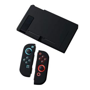 Ryo楽々生活館 Switch ケース Joy-Con カバー 分離式 3点セット ドック対応 スイッチ 対応 保護 カバー 装着簡単 TPU製