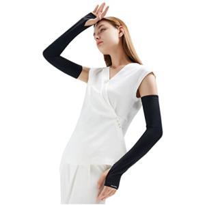 アームカバー UVカット 日焼け止め アームスリーブ UVカット手袋 レディース 腕カバー 夏 指穴あり 冷感 吸汗速乾 滑り止め 防虫 腕カバ