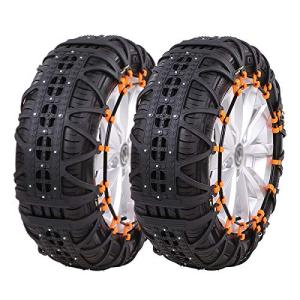 非金属タイヤチェーン 防災応急用 冬の必需品 スノーチェーン アイスバーン 雪チェーン 滑り止めチェーン LB-2019ZM5=C6適合タイヤ: