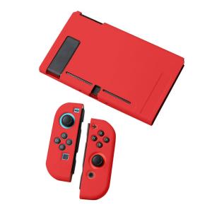 Ryo楽々生活館 Switch ケース Joy-Con カバー 分離式 3点セット ドック対応 スイッチ 対応 保護 カバー 装着簡単 TPU製